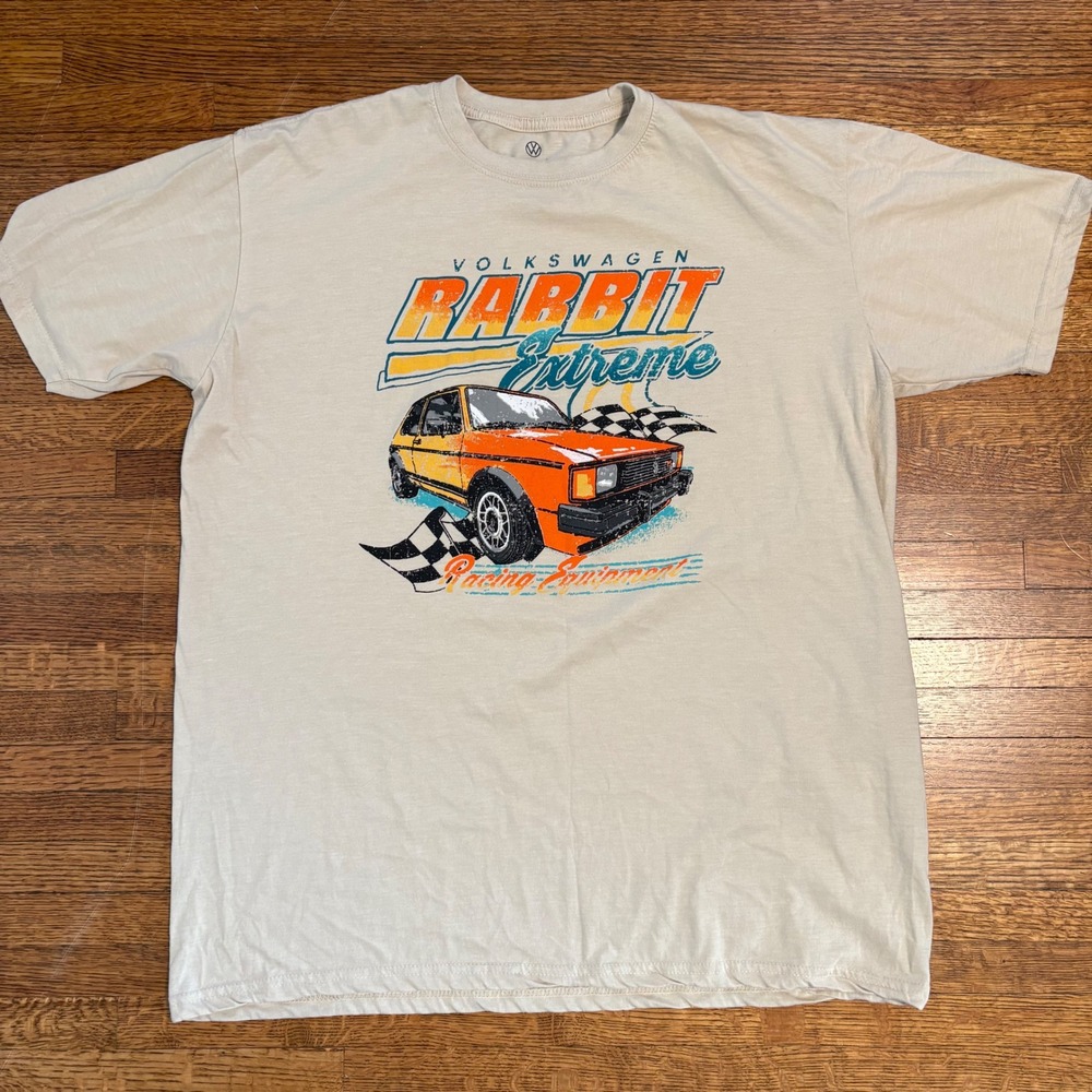 Volkswagen Rabbit Extreme T‎ Shirt XL Vintage Retro Car Graphic Tee